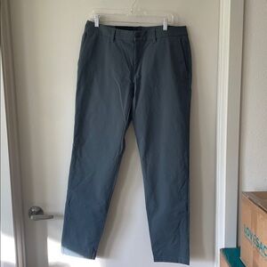 LuluLemon ABC Slim-Fit Trousers in Blue Gray